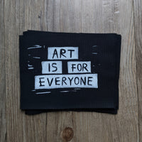 Art Is For Everyone Linoprint Patch